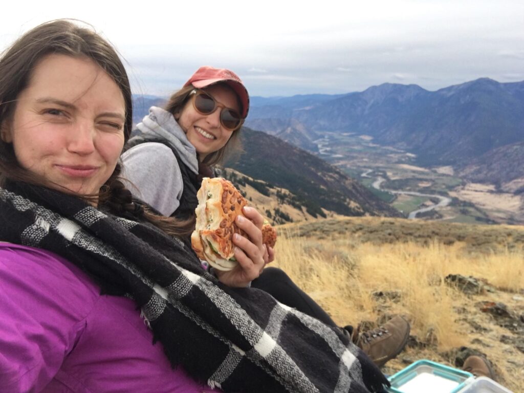 girls on Mount Kobau Okanagan