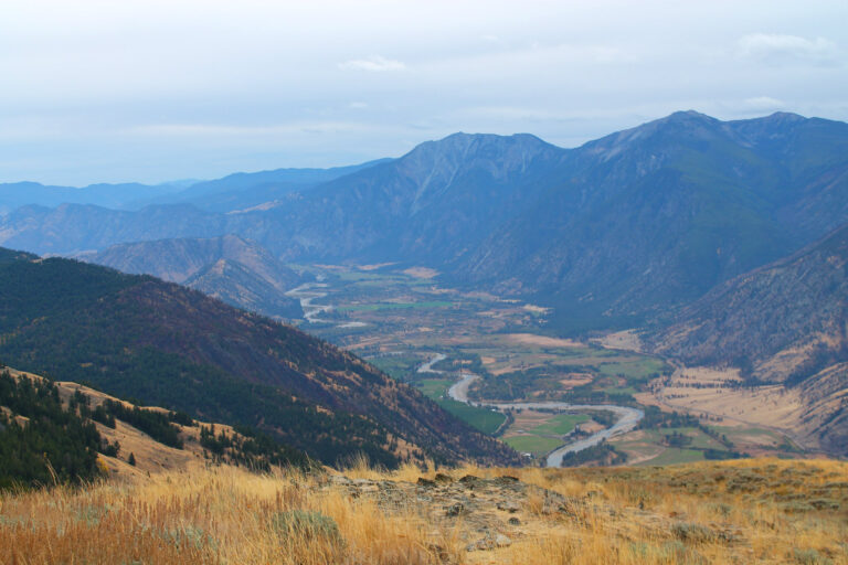 view of similkameen valley from chopaka lookout point