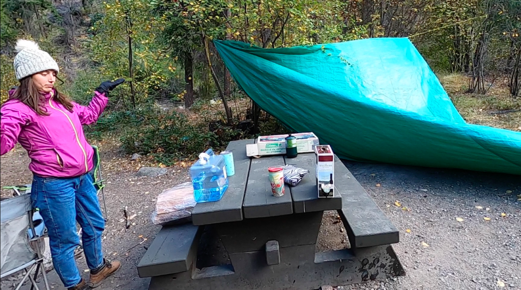 camp site at Red Bridge Similkameen Okanagan