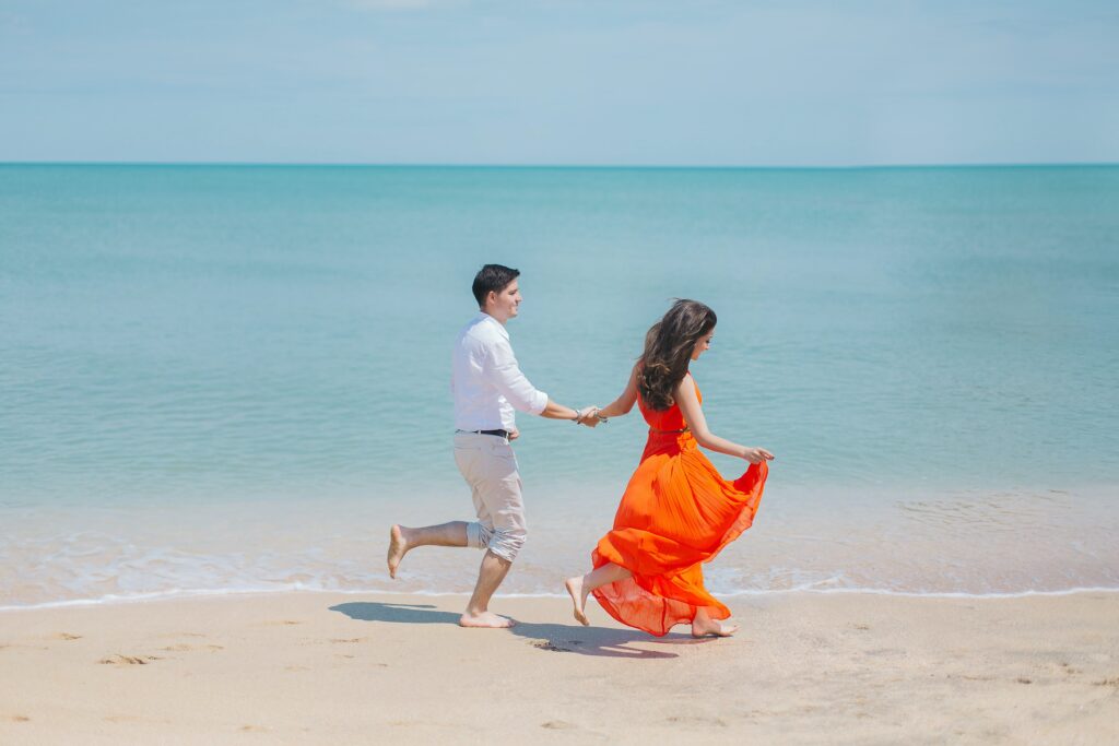 couple on beach