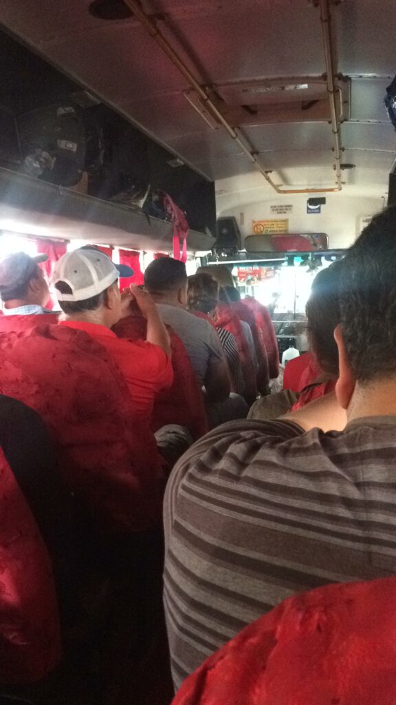 public bus in Nicaragua