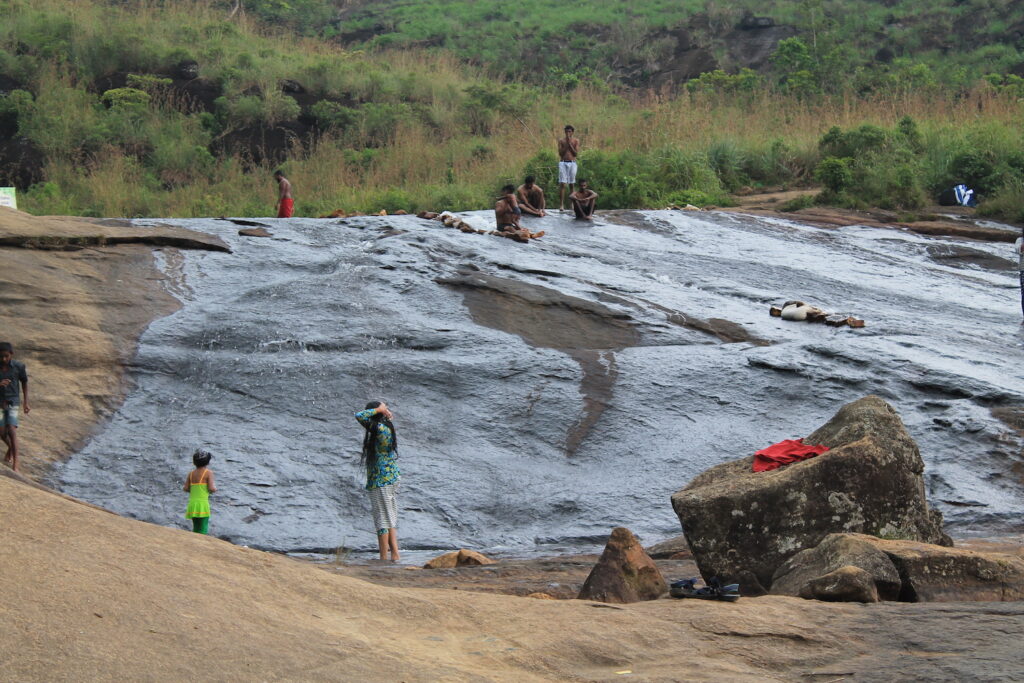 Deniyaya devision sliding rock