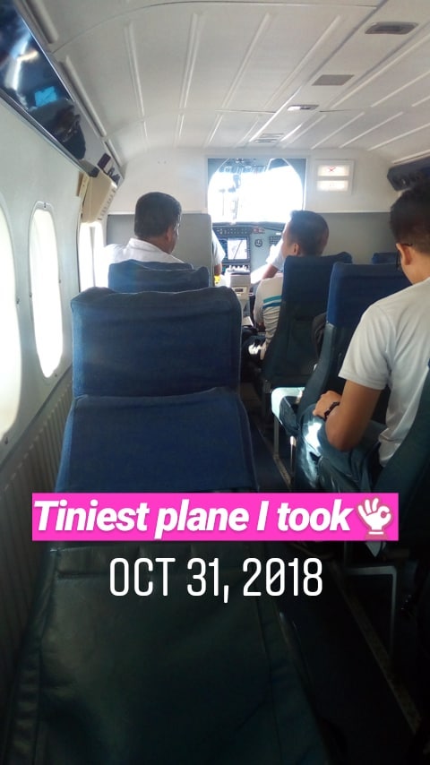 small plane in Borneo