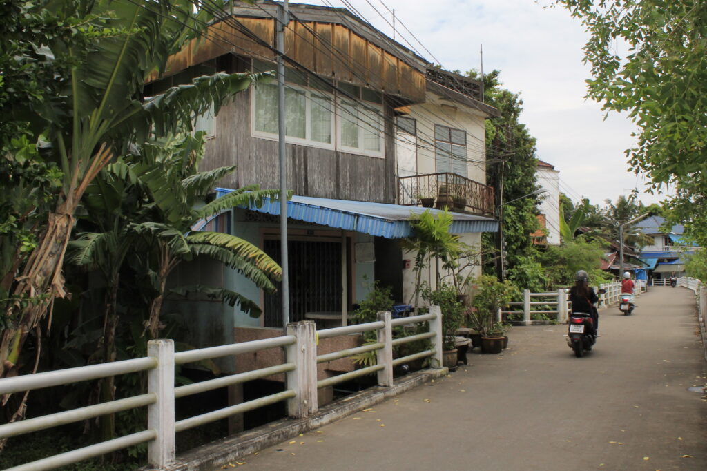 motorcycle in Thai town